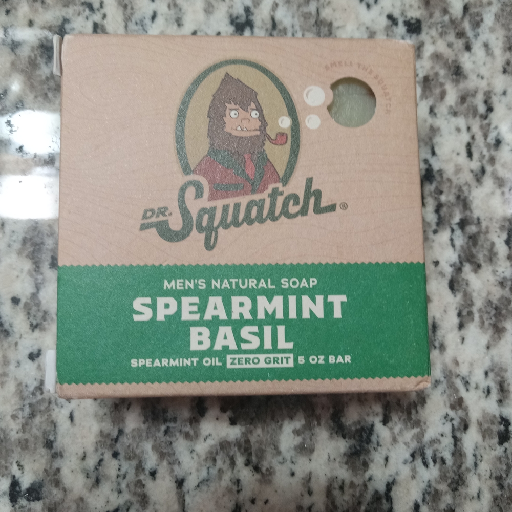 Dr. Squatch Spearmint Basil Men's Natural Soap